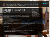 ANTHONY WINKER website screenshot