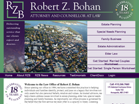 ROBERT BOHAN website screenshot