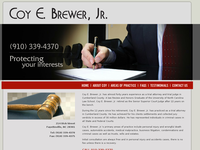 COY BREWER website screenshot