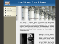 TRAVIS BREWER website screenshot