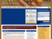 BRIAN WITZER website screenshot