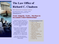 RICHARD CLAAHSEN website screenshot