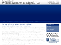 WILLIAM DIPPEL website screenshot