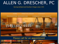 ALLEN DRESCHER website screenshot