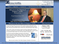 GREG GRIFFIN website screenshot