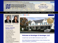 FRANCIS HENNINGER website screenshot