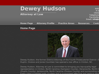 DEWEY HUDSON website screenshot