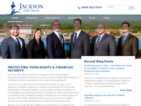 ANDREW JACKSON website screenshot