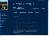 JOHN KLETTE JR website screenshot