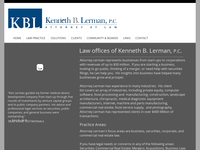 KENNETH LERMAN website screenshot
