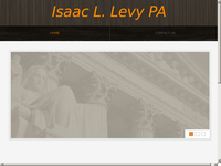 ISAAC LEVY website screenshot