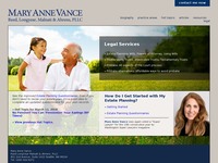 MARY ANNE VANCE website screenshot