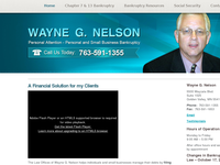 WAYNE NELSON website screenshot
