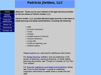 PATRICIA JIVIDEN website screenshot