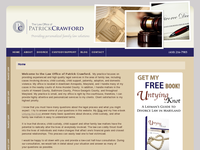 PATRICK CRAWFORD website screenshot