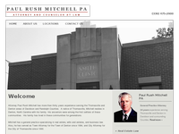 PAUL RUSH MITCHELL website screenshot