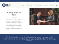 GREGORY PERRY website screenshot