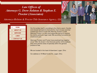 STEPHEN PROCTOR website screenshot