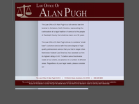 ALAN PUGH website screenshot