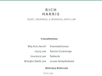 RICH HARRIS website screenshot