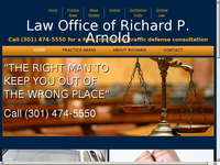 RICHARD ARNOLD website screenshot