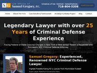 SAMUEL GREGORY website screenshot