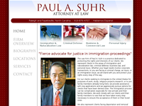 PAUL SUNR website screenshot