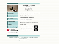 FRANCIS TENNANT website screenshot