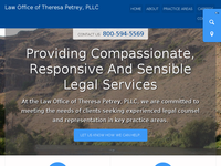 THERESA PETREY website screenshot