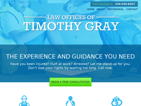 TIMOTHY GRAY website screenshot