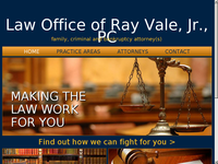 RAYMOND VALE JR website screenshot