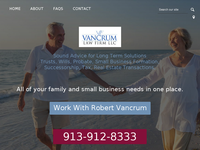 ROBERT VANCRUM website screenshot