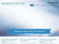 GREGORY VESCOVO website screenshot