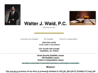 WALTER WAID website screenshot