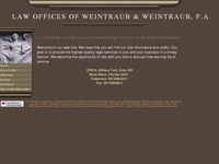 PETER WEINTRAUB website screenshot