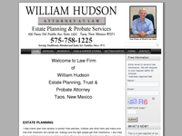 HUDSON WILLIAM website screenshot