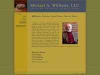 MICHAEL WILLIAMS website screenshot