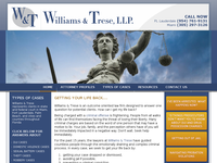 TERESA WILLIAMS website screenshot
