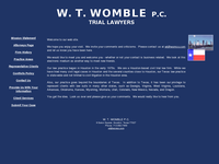 W WOMBLE website screenshot