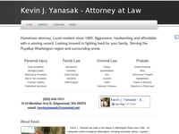 KEVIN YANASAK website screenshot