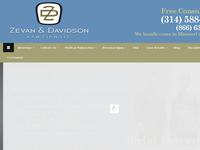 DAVID ZEVAN website screenshot